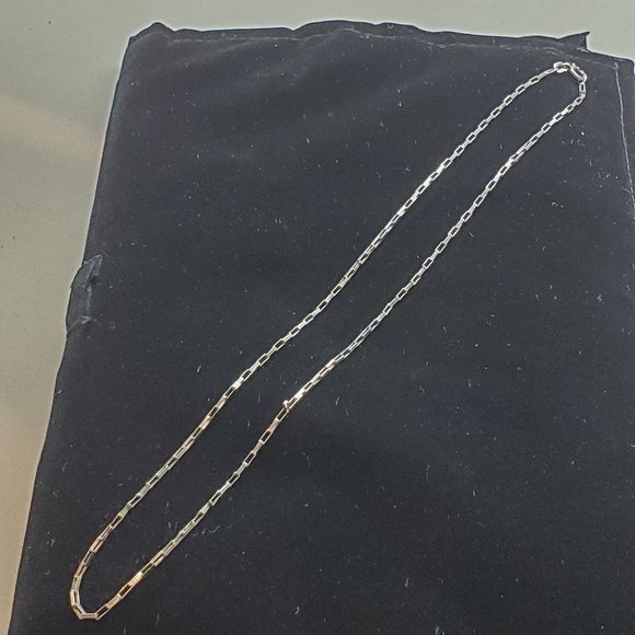 UNKNOWN Jewelry - STERLING SILVER OBLONG SHAPE BOX CHAIN